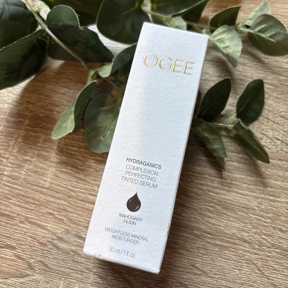 Ogee Hydraganics Complexion Perfecting Tinted Serum Mahogany 14.50N 1oz